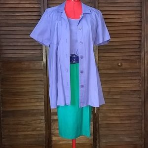 Color Blocked Suit